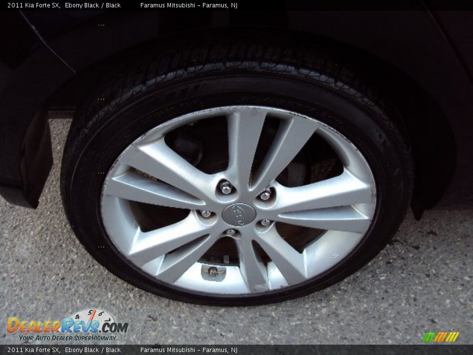 2011 Kia Forte SX Ebony Black / Black Photo #27