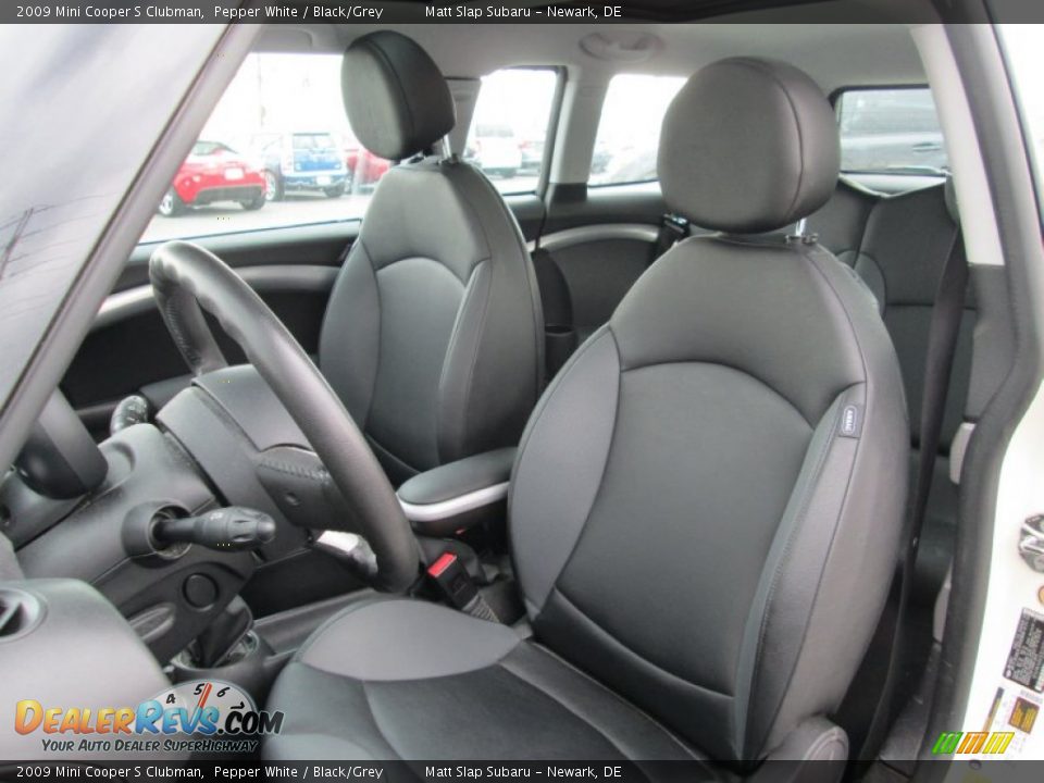 2009 Mini Cooper S Clubman Pepper White / Black/Grey Photo #13