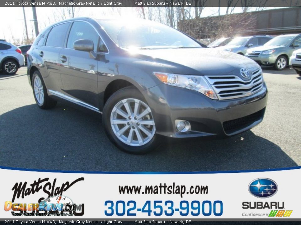 2011 Toyota Venza I4 AWD Magnetic Gray Metallic / Light Gray Photo #1