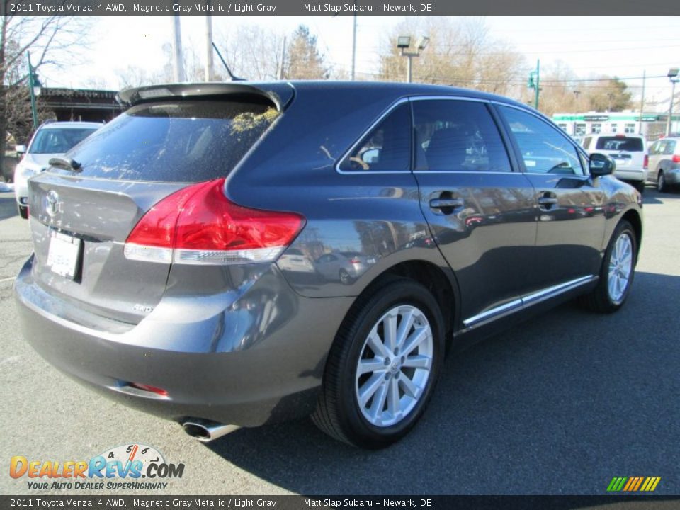 2011 Toyota Venza I4 AWD Magnetic Gray Metallic / Light Gray Photo #6