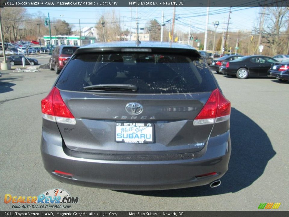 2011 Toyota Venza I4 AWD Magnetic Gray Metallic / Light Gray Photo #7