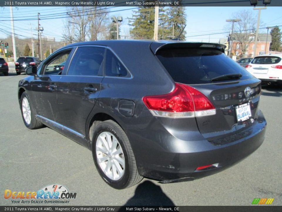 2011 Toyota Venza I4 AWD Magnetic Gray Metallic / Light Gray Photo #8