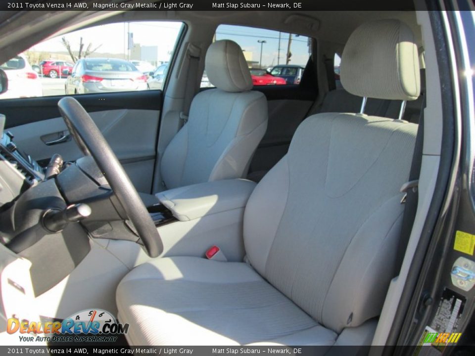 2011 Toyota Venza I4 AWD Magnetic Gray Metallic / Light Gray Photo #14
