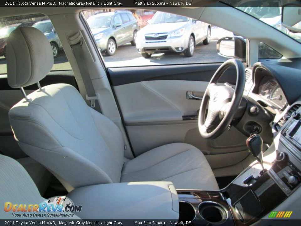 2011 Toyota Venza I4 AWD Magnetic Gray Metallic / Light Gray Photo #15