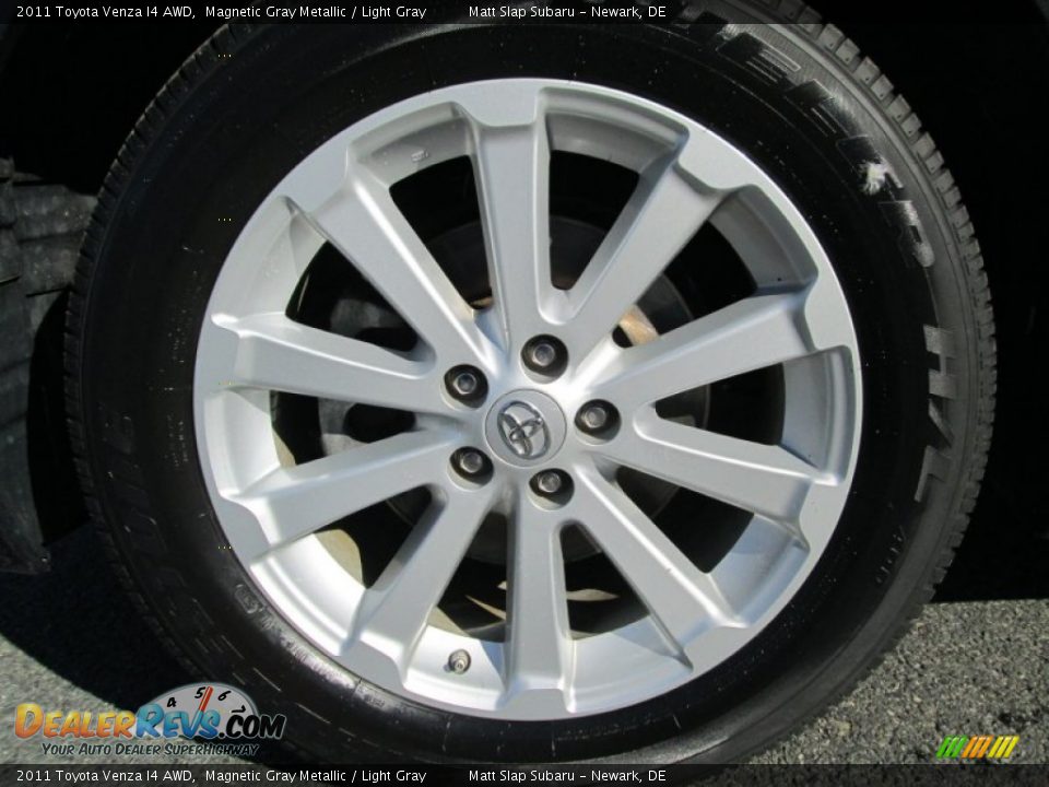 2011 Toyota Venza I4 AWD Magnetic Gray Metallic / Light Gray Photo #21
