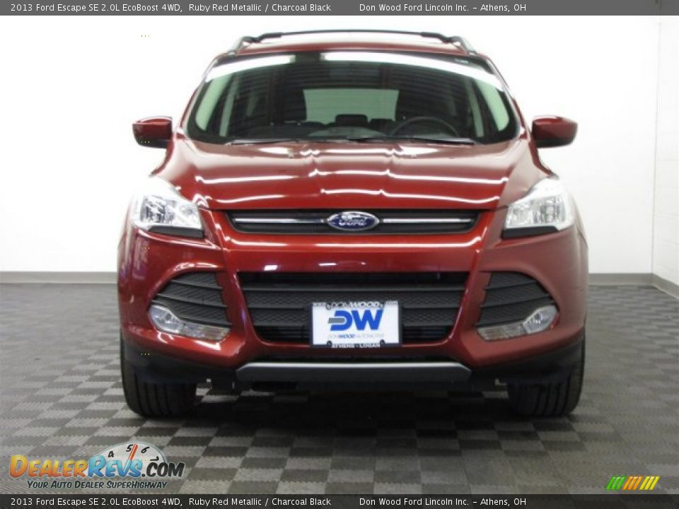 2013 Ford Escape SE 2.0L EcoBoost 4WD Ruby Red Metallic / Charcoal Black Photo #2