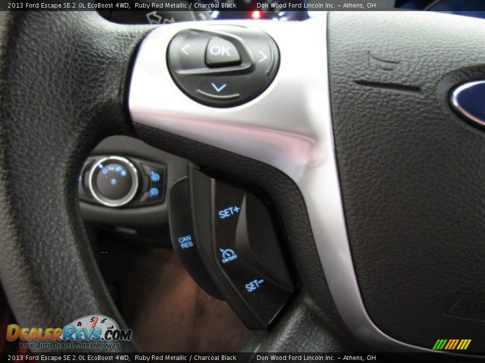 2013 Ford Escape SE 2.0L EcoBoost 4WD Ruby Red Metallic / Charcoal Black Photo #15