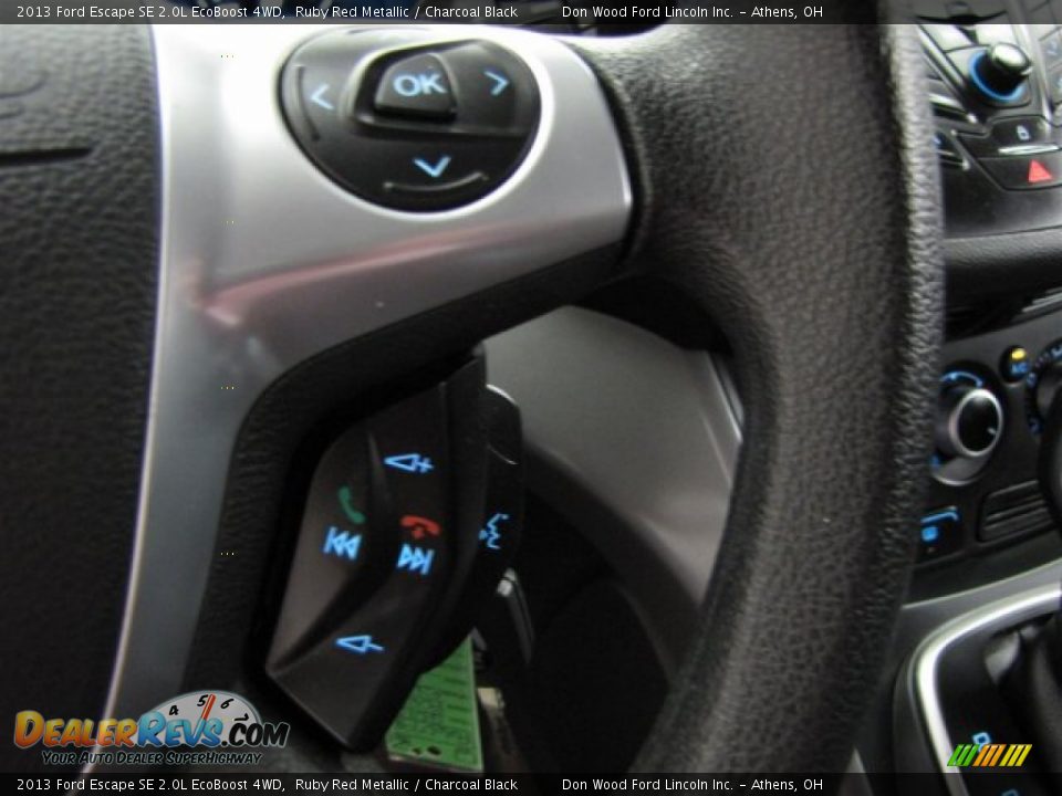 2013 Ford Escape SE 2.0L EcoBoost 4WD Ruby Red Metallic / Charcoal Black Photo #17