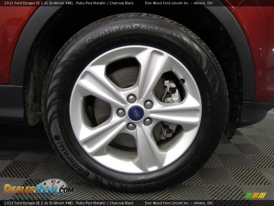 2013 Ford Escape SE 2.0L EcoBoost 4WD Ruby Red Metallic / Charcoal Black Photo #26