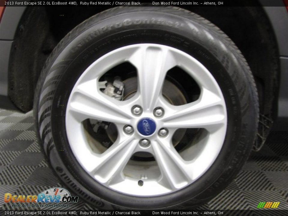 2013 Ford Escape SE 2.0L EcoBoost 4WD Ruby Red Metallic / Charcoal Black Photo #27