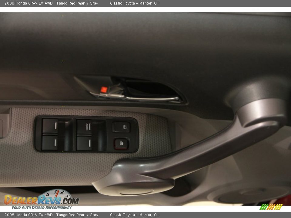 2008 Honda CR-V EX 4WD Tango Red Pearl / Gray Photo #5