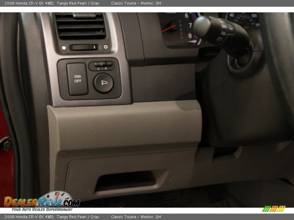 2008 Honda CR-V EX 4WD Tango Red Pearl / Gray Photo #6