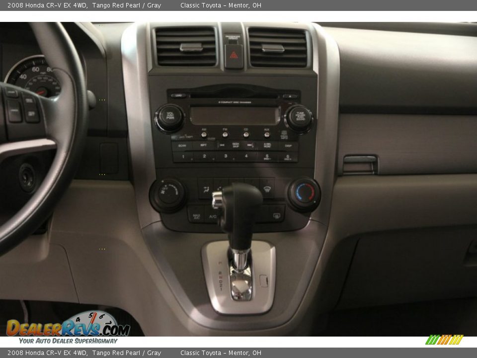 2008 Honda CR-V EX 4WD Tango Red Pearl / Gray Photo #11