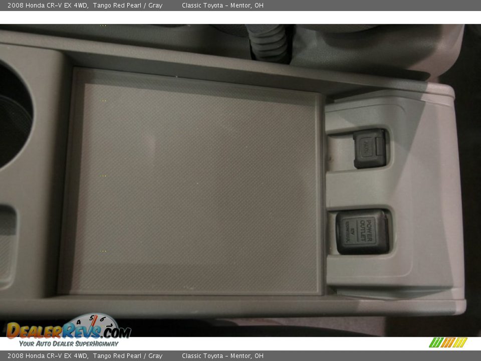 2008 Honda CR-V EX 4WD Tango Red Pearl / Gray Photo #14