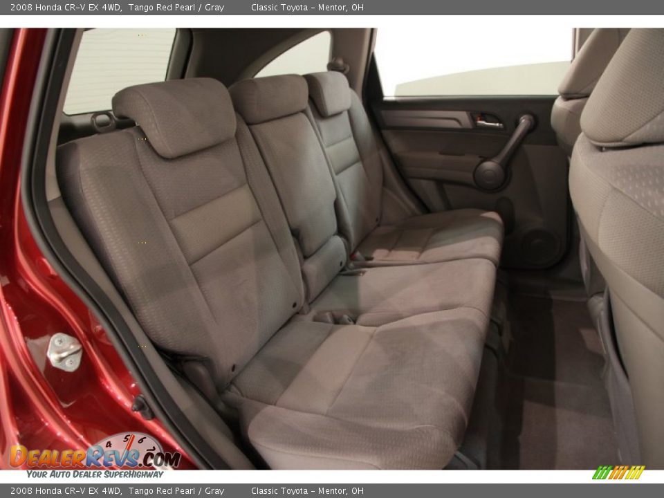 2008 Honda CR-V EX 4WD Tango Red Pearl / Gray Photo #16