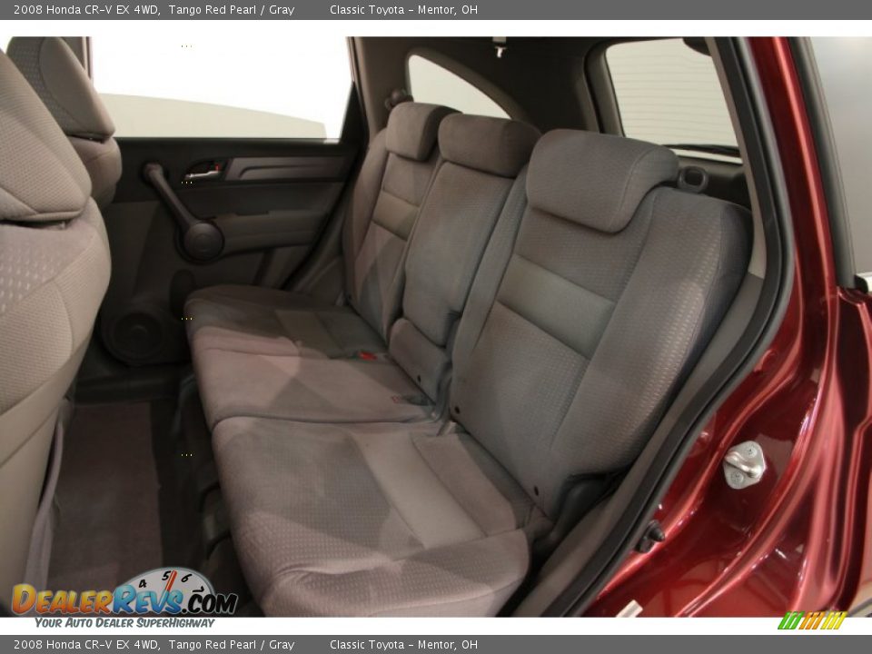 2008 Honda CR-V EX 4WD Tango Red Pearl / Gray Photo #17