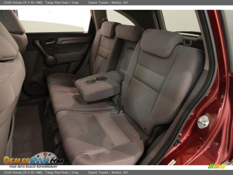 2008 Honda CR-V EX 4WD Tango Red Pearl / Gray Photo #18