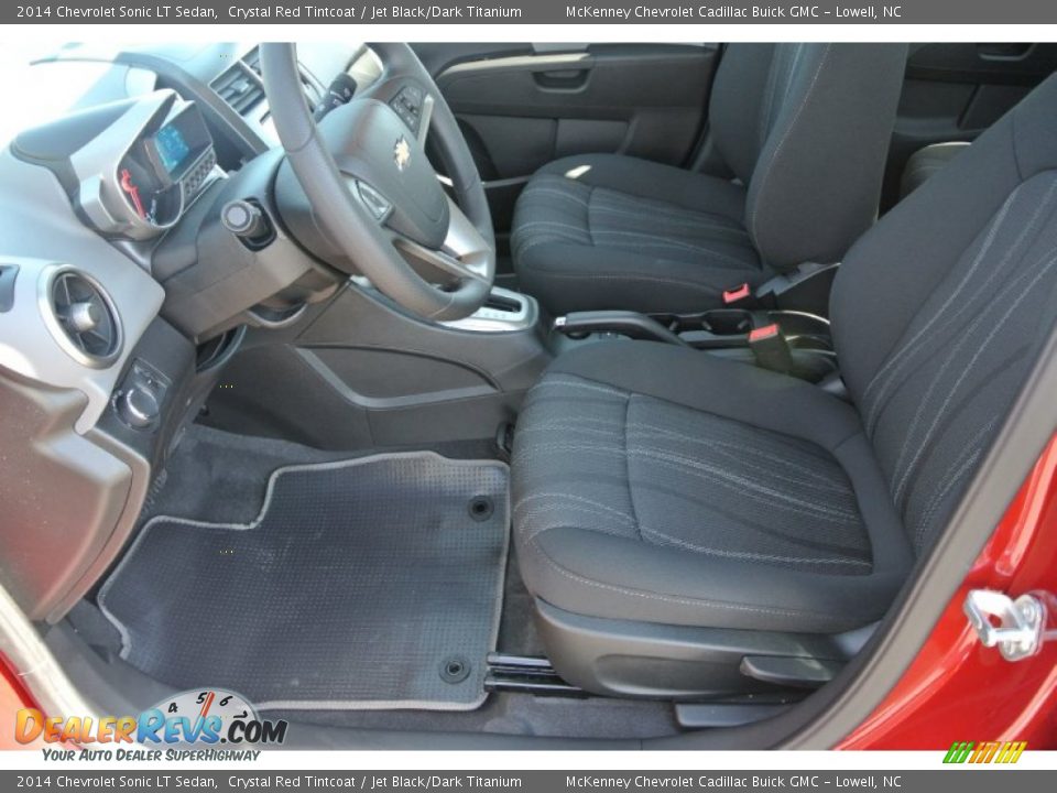 2014 Chevrolet Sonic LT Sedan Crystal Red Tintcoat / Jet Black/Dark Titanium Photo #8