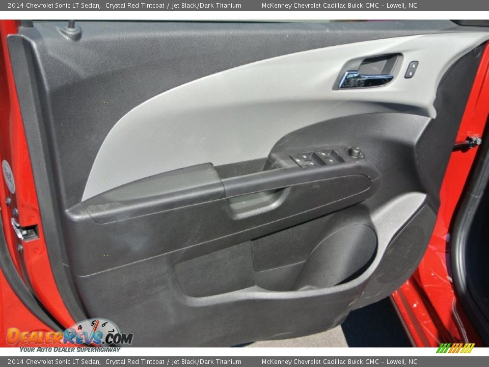 2014 Chevrolet Sonic LT Sedan Crystal Red Tintcoat / Jet Black/Dark Titanium Photo #9