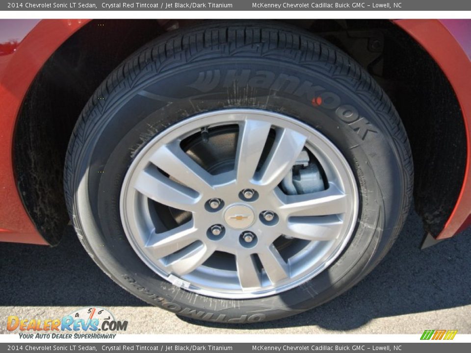 2014 Chevrolet Sonic LT Sedan Crystal Red Tintcoat / Jet Black/Dark Titanium Photo #20