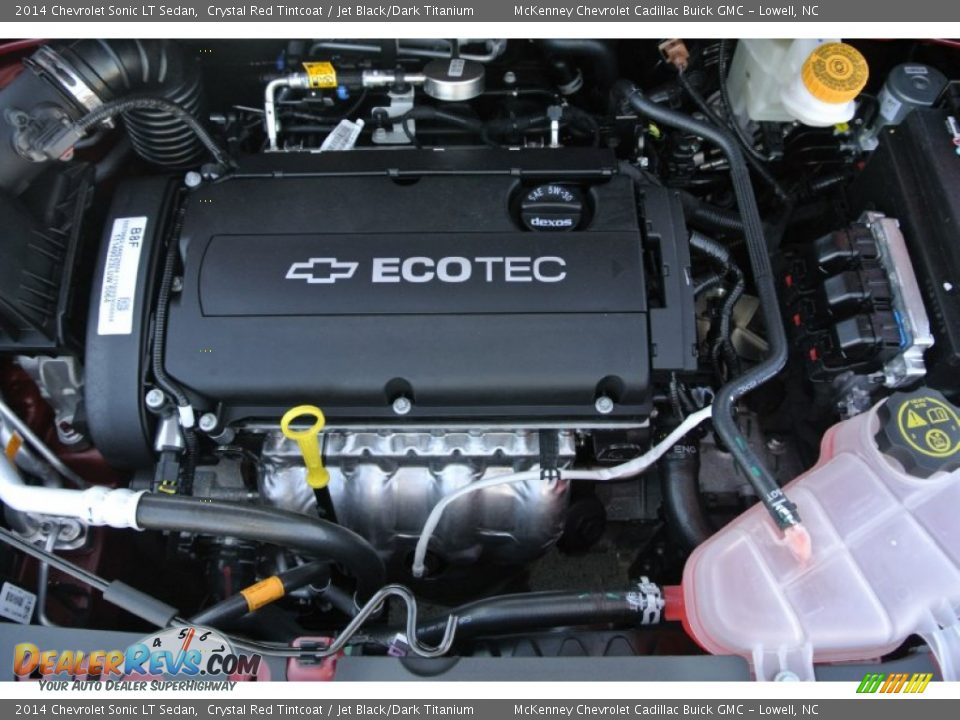 2014 Chevrolet Sonic LT Sedan Crystal Red Tintcoat / Jet Black/Dark Titanium Photo #21