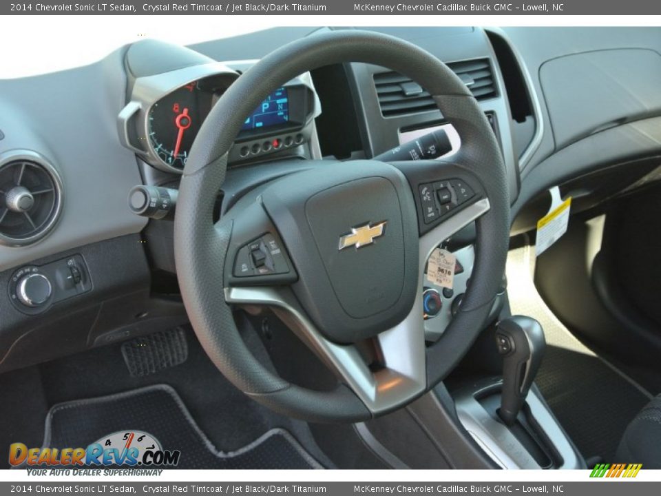 2014 Chevrolet Sonic LT Sedan Crystal Red Tintcoat / Jet Black/Dark Titanium Photo #22