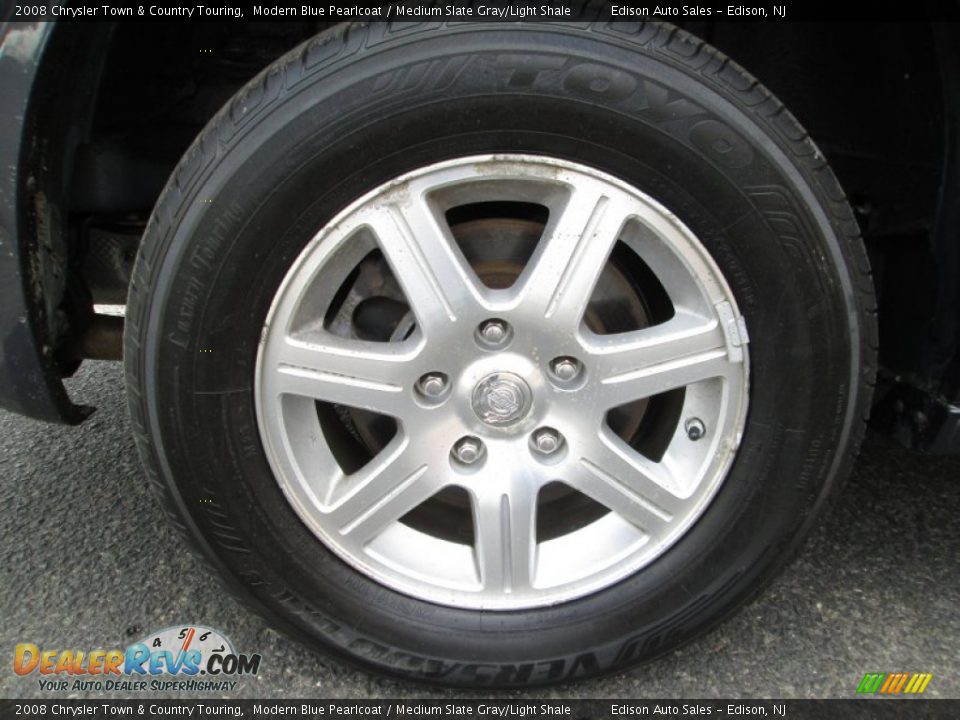 2008 Chrysler Town & Country Touring Modern Blue Pearlcoat / Medium Slate Gray/Light Shale Photo #30