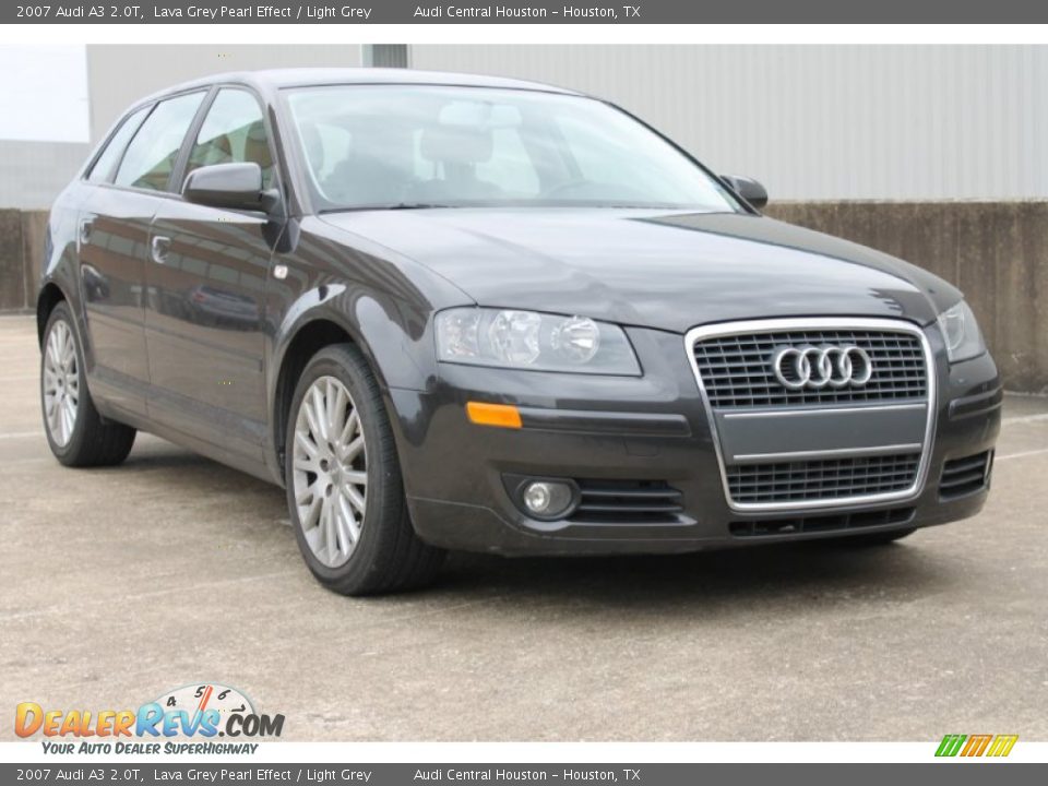 2007 Audi A3 2.0T Lava Grey Pearl Effect / Light Grey Photo #1