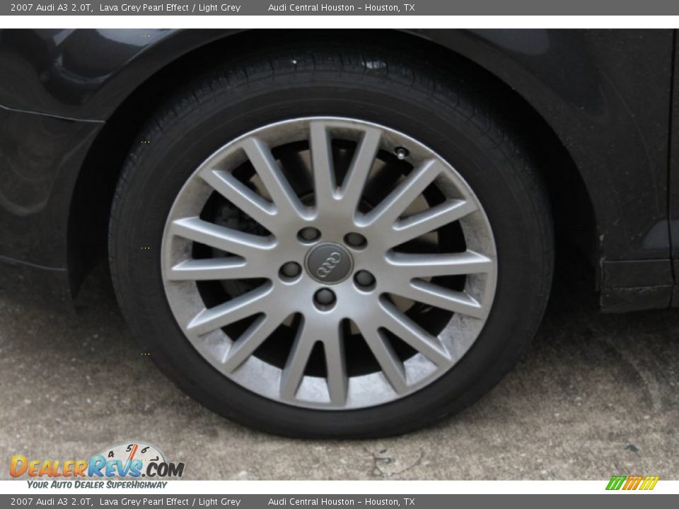 2007 Audi A3 2.0T Lava Grey Pearl Effect / Light Grey Photo #4