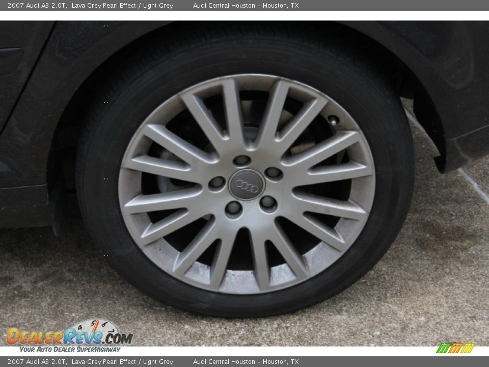 2007 Audi A3 2.0T Lava Grey Pearl Effect / Light Grey Photo #6