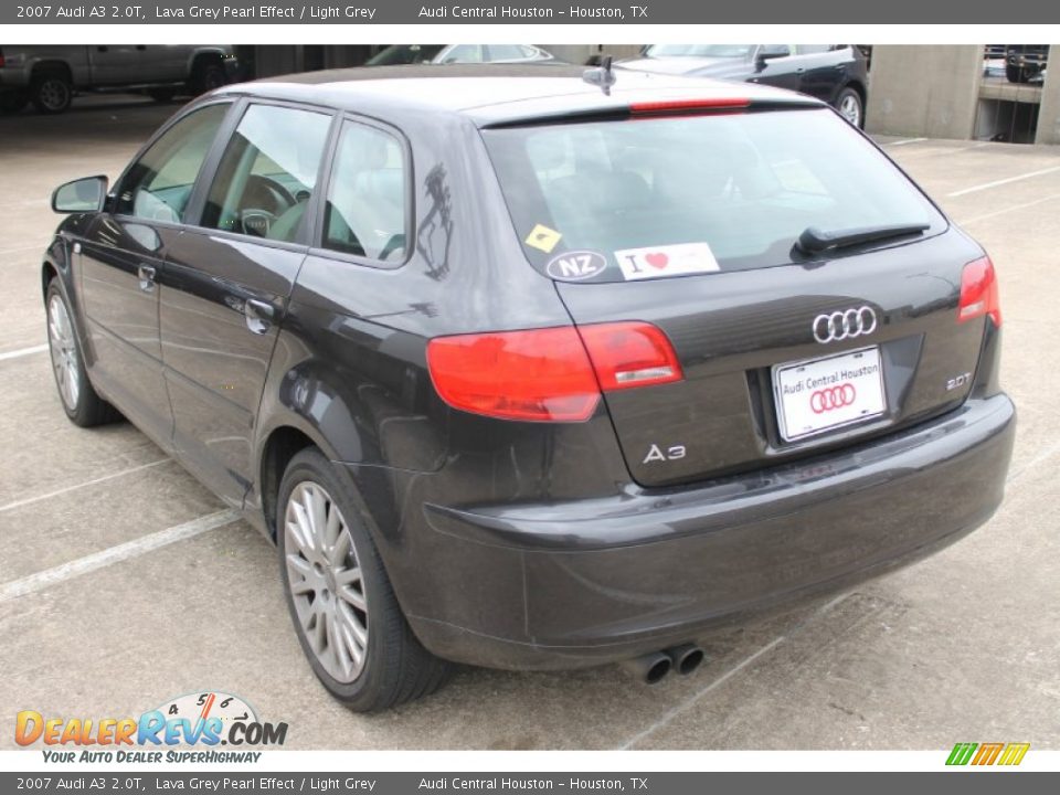 2007 Audi A3 2.0T Lava Grey Pearl Effect / Light Grey Photo #7