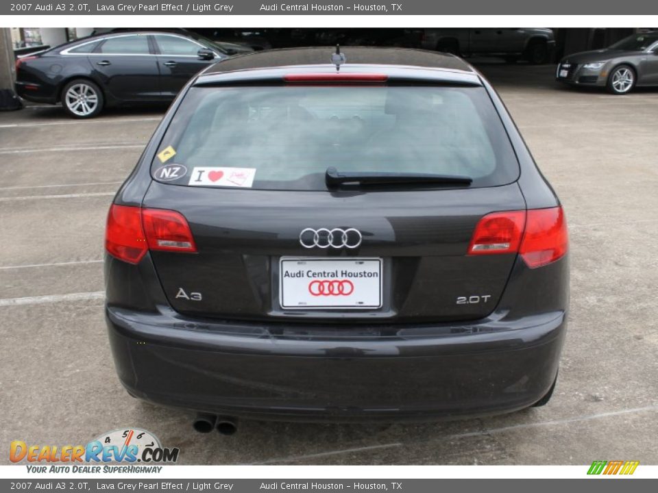 2007 Audi A3 2.0T Lava Grey Pearl Effect / Light Grey Photo #8