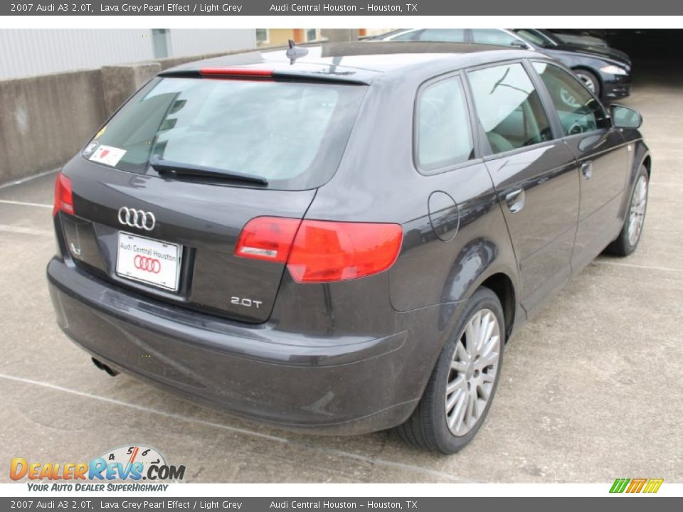 2007 Audi A3 2.0T Lava Grey Pearl Effect / Light Grey Photo #9