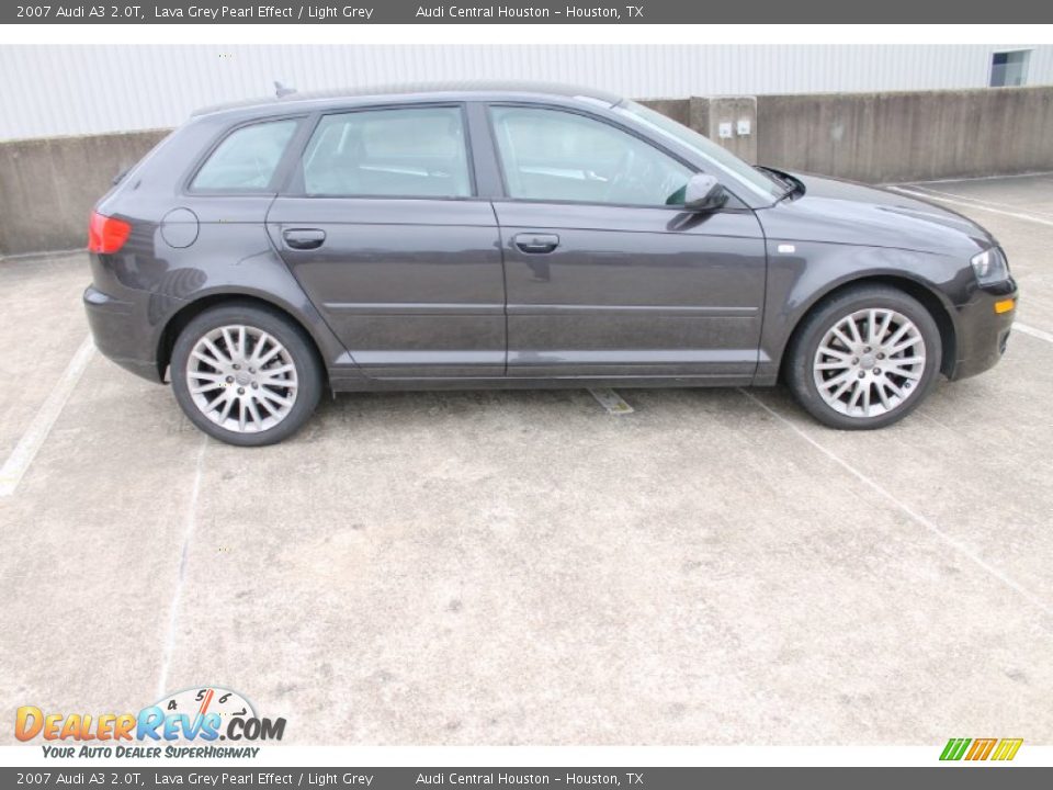 2007 Audi A3 2.0T Lava Grey Pearl Effect / Light Grey Photo #11