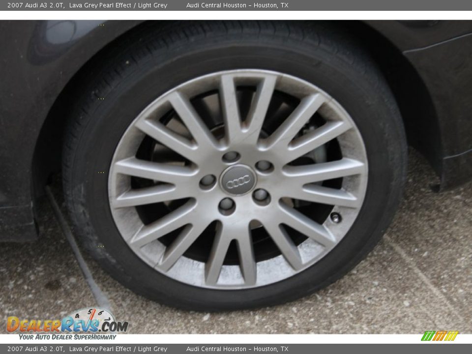 2007 Audi A3 2.0T Lava Grey Pearl Effect / Light Grey Photo #12