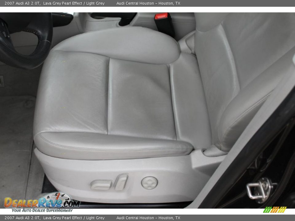 2007 Audi A3 2.0T Lava Grey Pearl Effect / Light Grey Photo #14