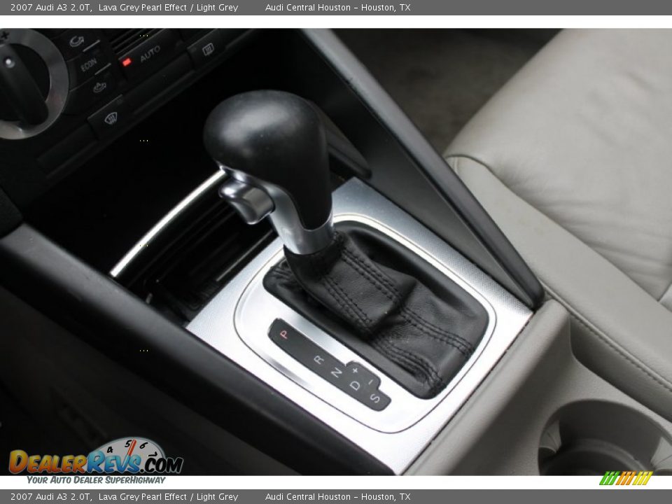 2007 Audi A3 2.0T Lava Grey Pearl Effect / Light Grey Photo #17