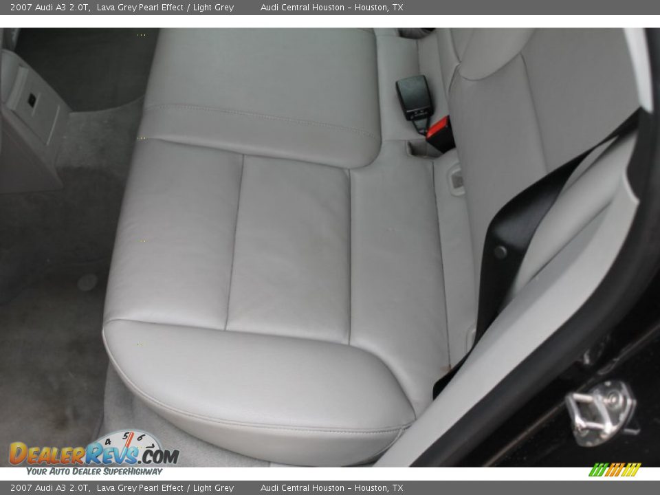 2007 Audi A3 2.0T Lava Grey Pearl Effect / Light Grey Photo #19