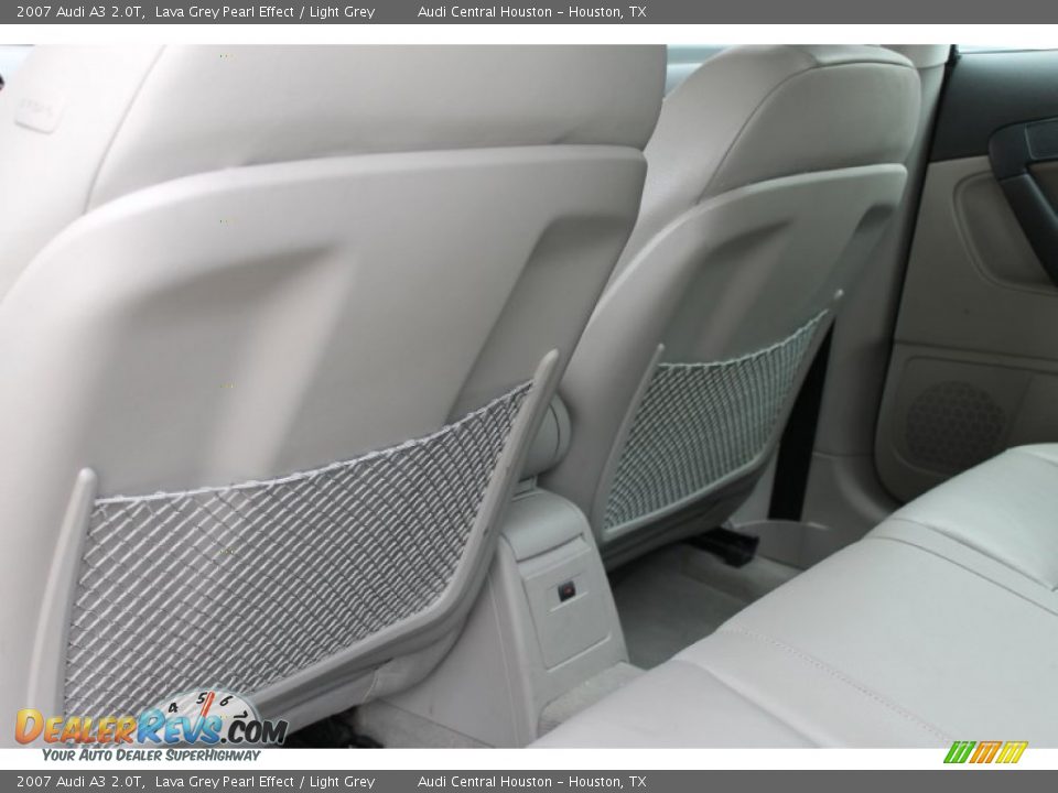 2007 Audi A3 2.0T Lava Grey Pearl Effect / Light Grey Photo #20