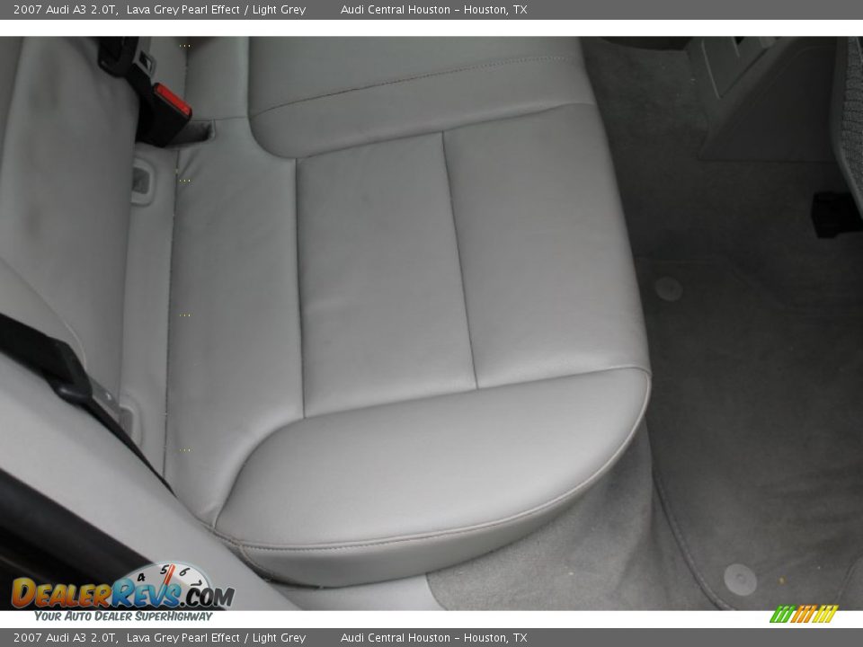 2007 Audi A3 2.0T Lava Grey Pearl Effect / Light Grey Photo #24