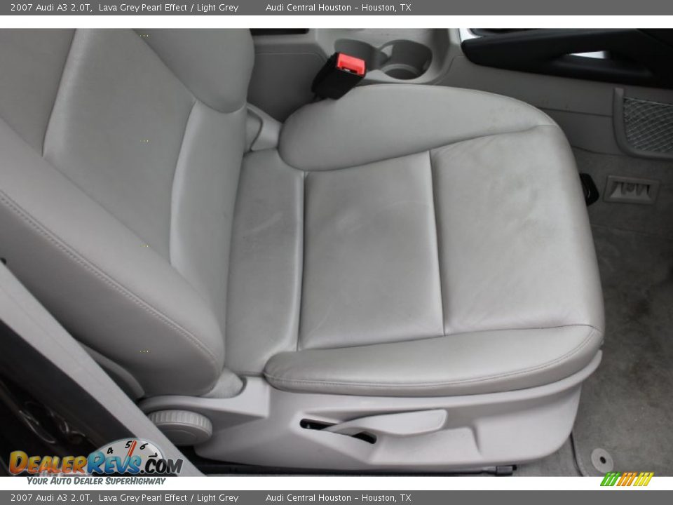 2007 Audi A3 2.0T Lava Grey Pearl Effect / Light Grey Photo #26
