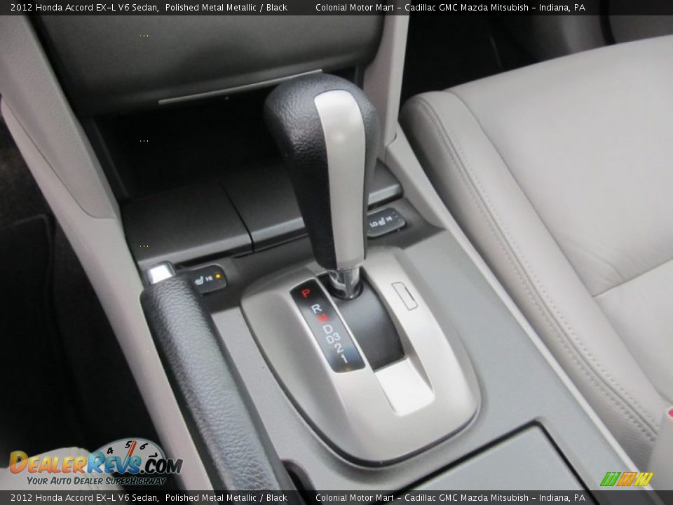 2012 Honda Accord EX-L V6 Sedan Polished Metal Metallic / Black Photo #16