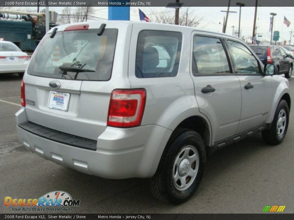 2008 Ford Escape XLS Silver Metallic / Stone Photo #4