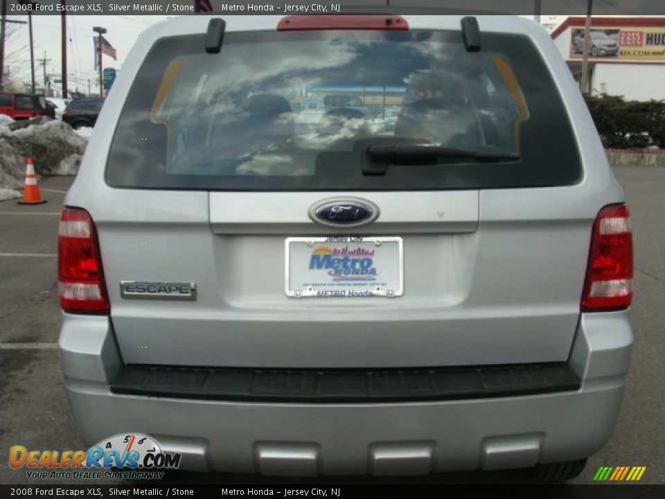 2008 Ford Escape XLS Silver Metallic / Stone Photo #5