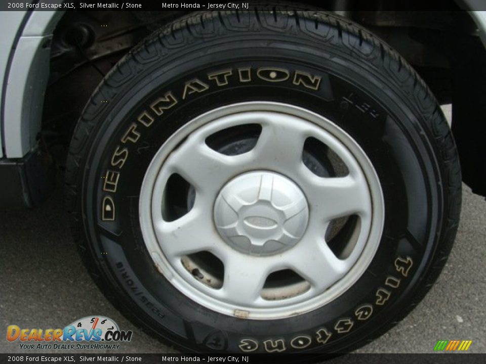 2008 Ford Escape XLS Silver Metallic / Stone Photo #15