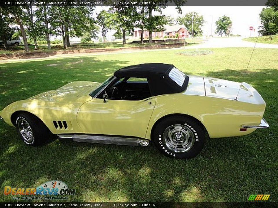 Safari Yellow 1968 Chevrolet Corvette Convertible Photo #1