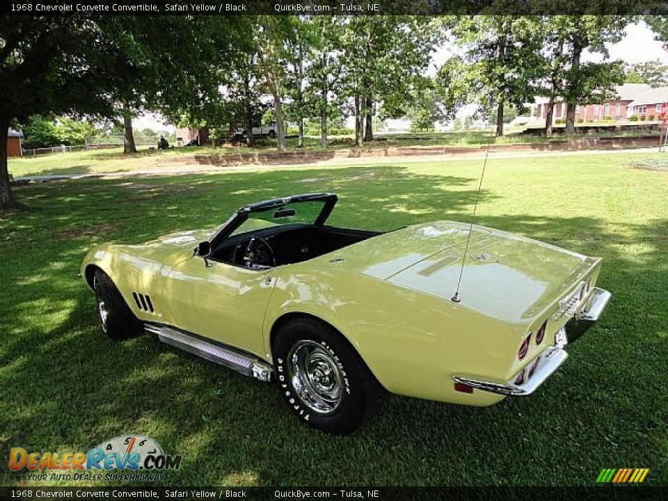 Safari Yellow 1968 Chevrolet Corvette Convertible Photo #3