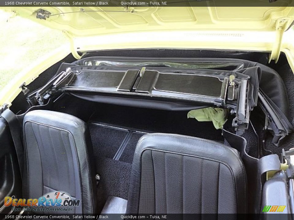 1968 Chevrolet Corvette Convertible Safari Yellow / Black Photo #7