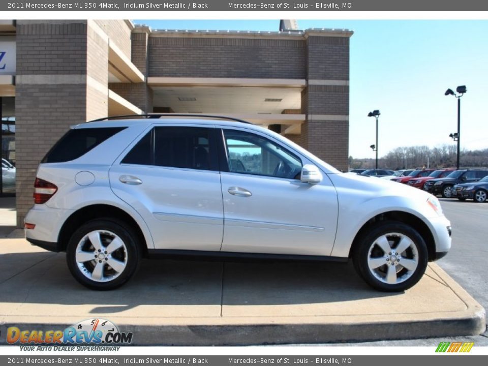 2011 Mercedes-Benz ML 350 4Matic Iridium Silver Metallic / Black Photo #2