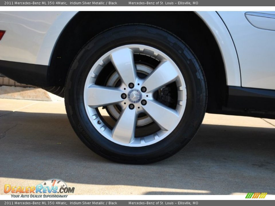 2011 Mercedes-Benz ML 350 4Matic Iridium Silver Metallic / Black Photo #3